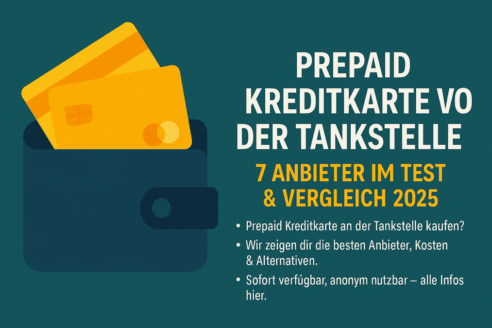 Prepaid Kreditkarte von der Tankstelle: 7 Anbieter im Test & Vergleich 2025