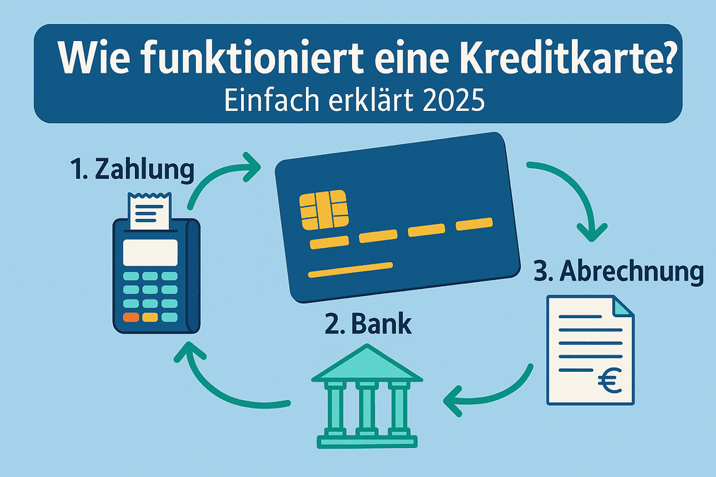 Wie funktioniert eine Kreditkarte? Einfach erklärt + Schritt-für-Schritt-Anleitung