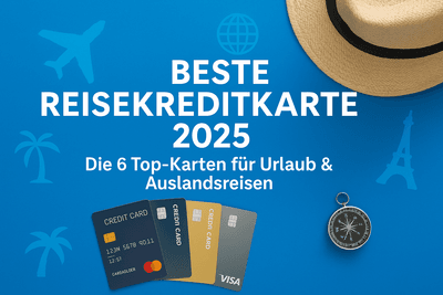 Beste Reisekreditkarte 2025: Die 6 Top-Karten für Urlaub & Auslandsreisen
