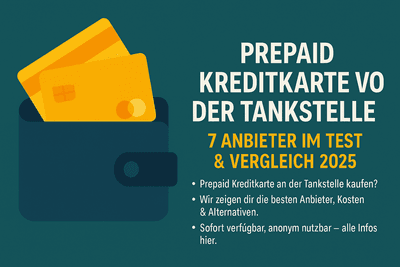 Prepaid Kreditkarte von der Tankstelle: 7 Anbieter im Test & Vergleich 2025
