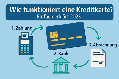 Wie funktioniert eine Kreditkarte? Einfach erklärt + Schritt-für-Schritt-Anleitung